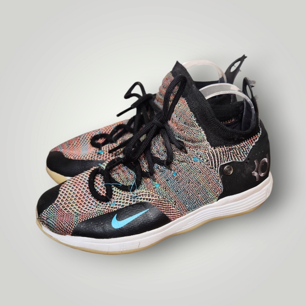 Nike KD 11 GS Size 6.5 Youth Grade School Basketball Shoes Multicolor Sneaker